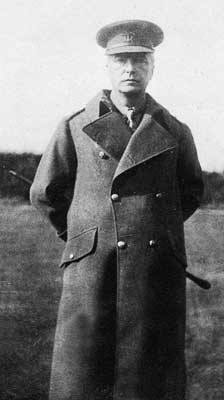 Edward Heron-Allen in uniform, c. 1918