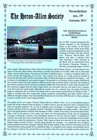 Newsletter No.19