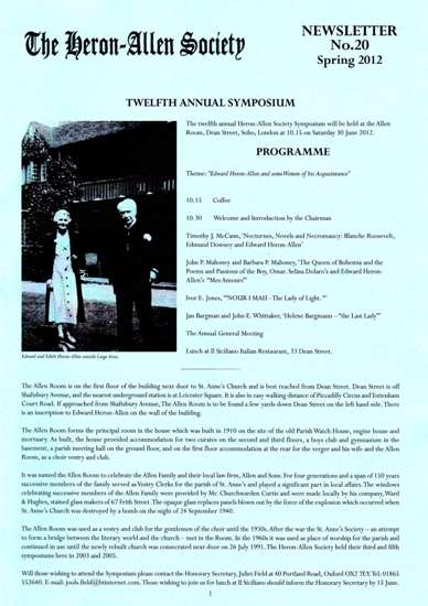 Newsletter No.20