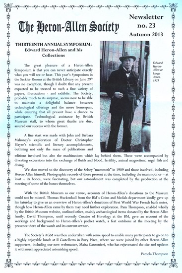 Newsletter No.23