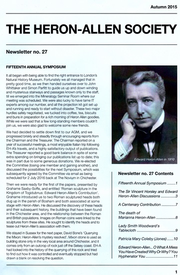 Newsletter No.27