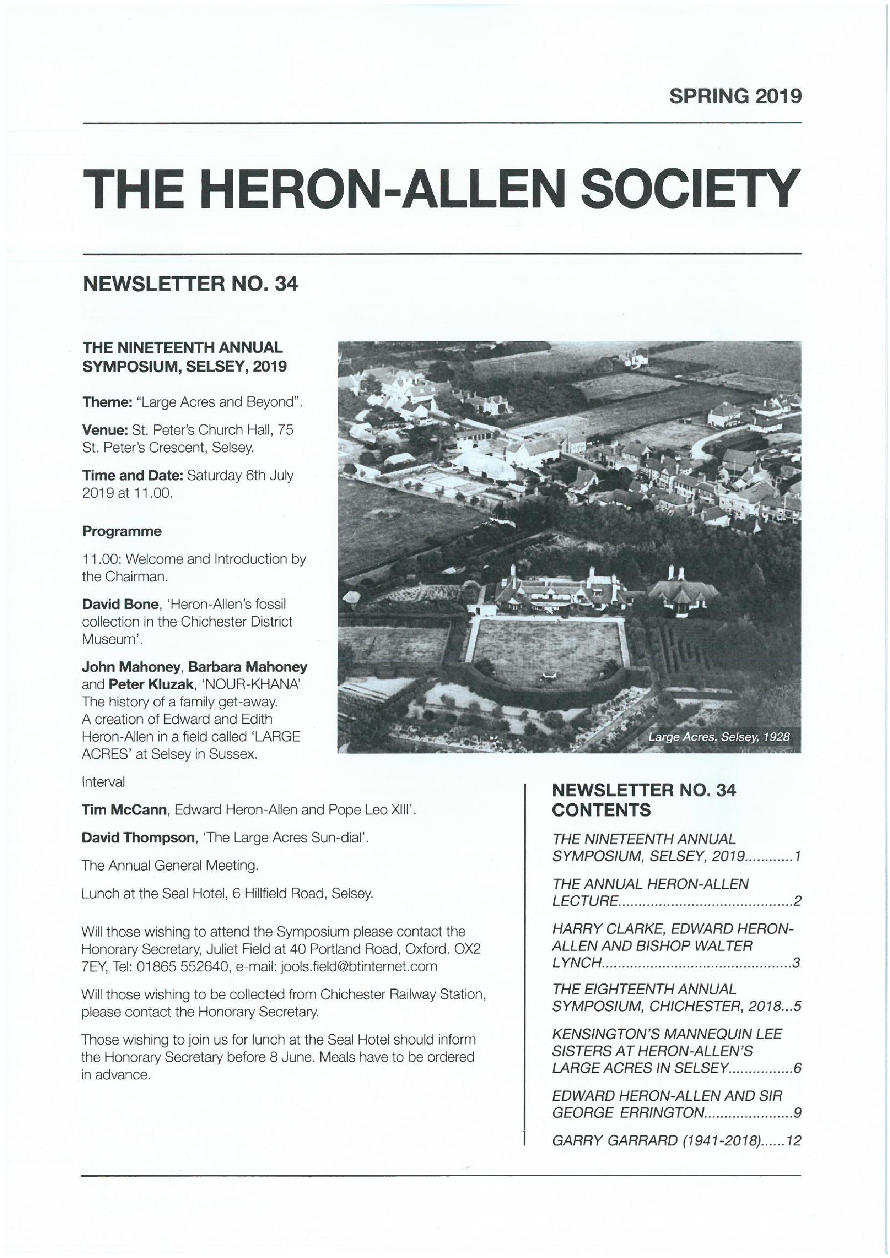 Newsletter No.34