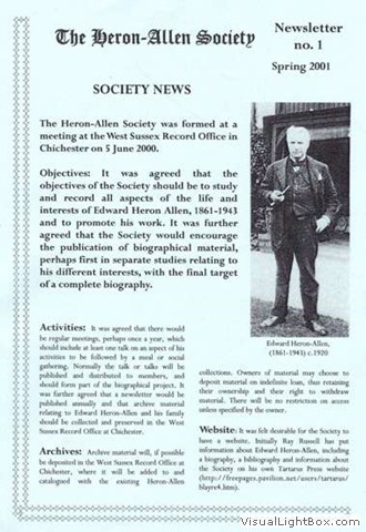 Newsletter No.1