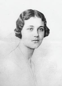 Portrait of Amorel Heron-Allen from Lady Margaret Hall